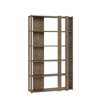Kato Small Bookcase - Small B Kato 6R Composition 2 sides 4 long bands White Ash