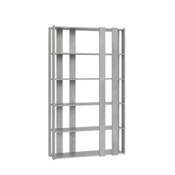 Kato Small Bookcase - Small and Kato 6R Composition 8 Long Strips White Ash