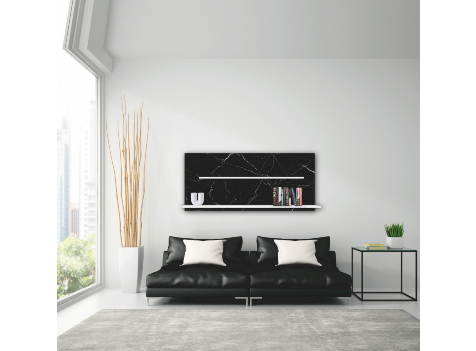 BLACK MARBLE Bookcase P4728 PINTDECOR