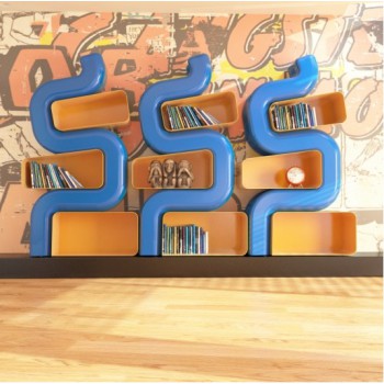 SER P BOOKCASE IN ADAMANTX ZAD