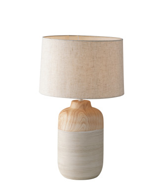 LIGHT WOODY IVORY 1XE27 30X49CM