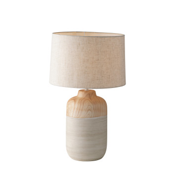 LIGHT WOODY IVORY 1XE27 30X49CM