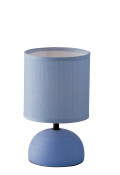 FURORE BLUE LAMP 1XE14 14X24CM