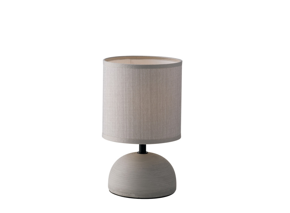 FURORE GREY LAMP 1XE14 14X24CM