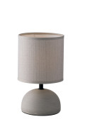 FURORE GREY LAMP 1XE14 14X24CM