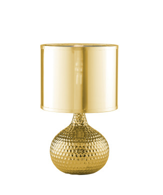 GOLD PULSAR TABLE TABLE 1XE27 1XE14 22X22X35CM