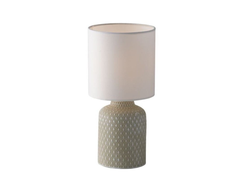 RAVELLO TABLE LAMP GREY/WHITE 1XE14 15X32CM