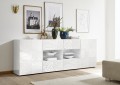 MIRO 2-door 4-drawer sideboard, white color