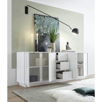 ICE 4-door, 3-drawer sideboard 180x78x43 cm 