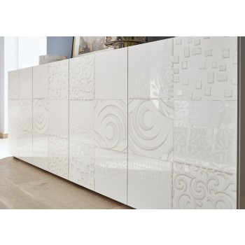 MIRO 4-door sideboard 241x84x43 cm, white