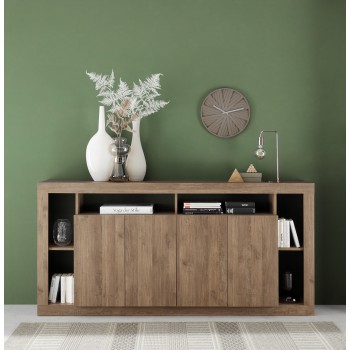 RIMINI 4-door sideboard in wood color