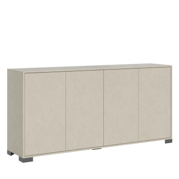 Lumina Gloss White Sideboard/TV Stand/High Sideboard - 4-Door Sideboard 172x40x83 cm Lumina Gloss White