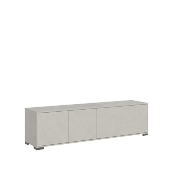 Lumina Gloss White Sideboard/TV Stand/High Sideboard - 4-Door TV Stand 172x40x48 cm Lumina Gloss White