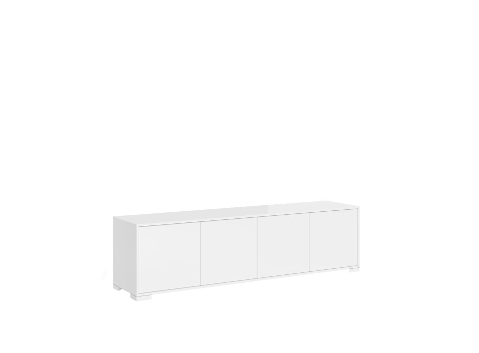 Lumina Gloss White Sideboard/TV Stand/High Sideboard - 4-Door TV Stand 172x40x48 cm Lumina Gloss White
