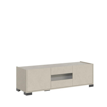 Sideboard / TV Stand / High Sideboard Riflesso White Gloss - 3-door TV stand 130x40x40 cm Riflesso white glossy