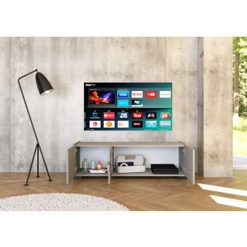 Sideboard / TV Stand / High Sideboard Riflesso White Gloss - 3-door TV stand 130x40x40 cm Riflesso white glossy