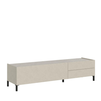 Solaria Gloss White Sideboard/TV Stand/High Sideboard - 1-Door/2-Drawer TV Stand 160x42x40 cm Solaria Gloss White