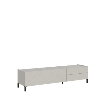 Solaria Gloss White Sideboard/TV Stand/High Sideboard - 1-Door/2-Drawer TV Stand 160x42x40 cm Solaria Gloss White