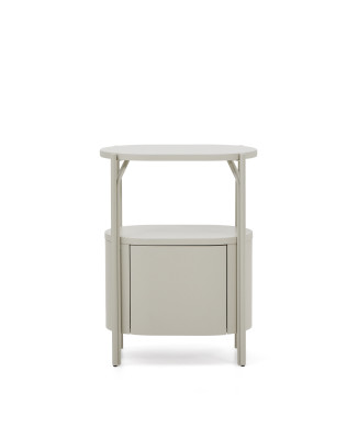 Arely bathroom cabinet with steel structure and lacquered MDF