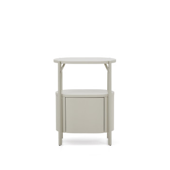 Arely bathroom cabinet with steel structure and lacquered MDF