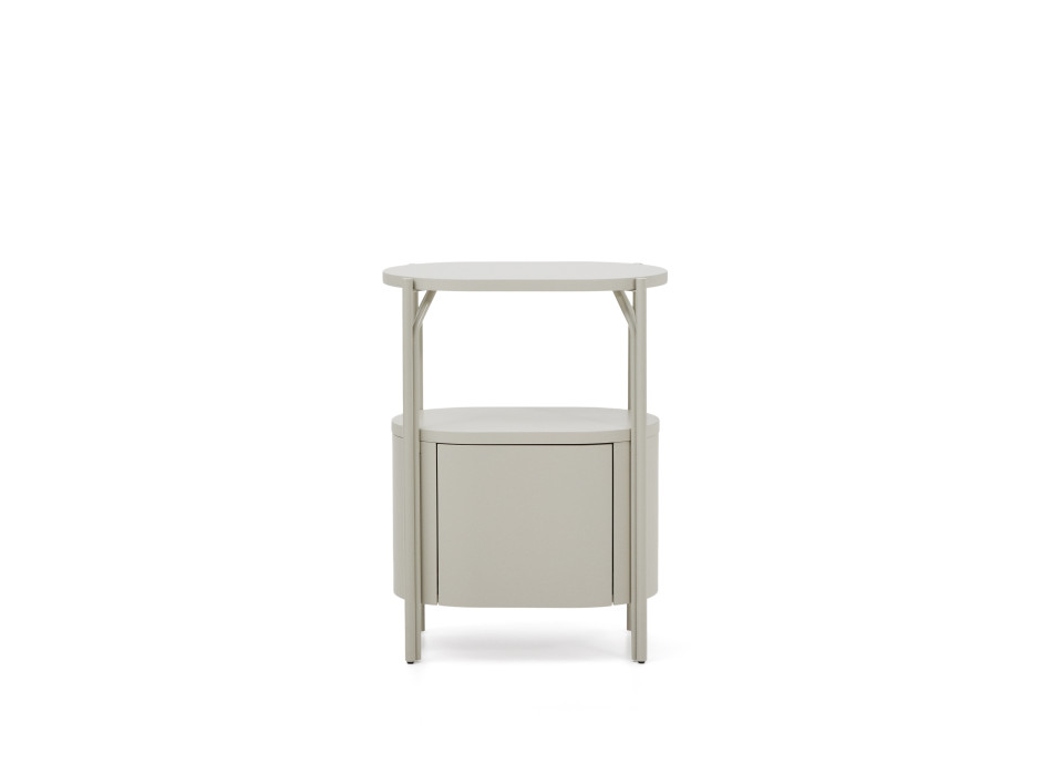 Arely bathroom cabinet with steel structure and lacquered MDF
