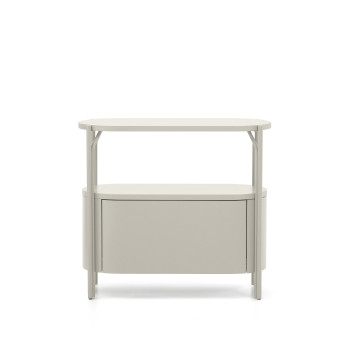 Arely bathroom cabinet with steel structure and lacquered MDF