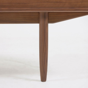 Carolin TV cabinet with 1 door and 1 drawer, walnut veneer, 180 x 63.5 cm