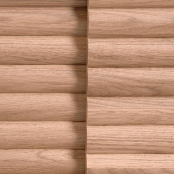 Lenon 2-door TV cabinet in solid wood and oak veneer 200 x 57 cm FSC MIX Credit