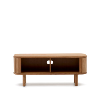 Mailen 2-door TV cabinet in ash veneer with finish