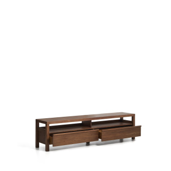 Norani TV stand in solid wood and acacia veneer 200 x 50 cm