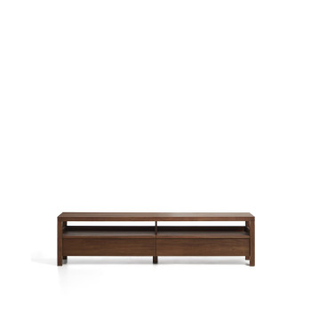 Norani TV stand in solid wood and acacia veneer 200 x 50 cm
