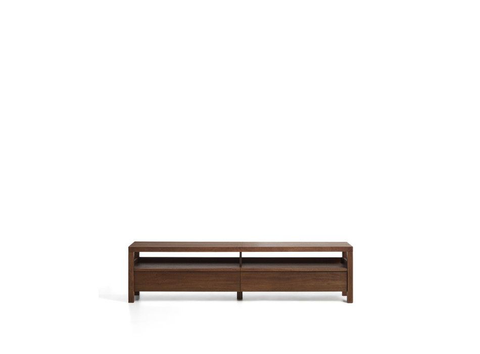 Norani TV stand in solid wood and acacia veneer 200 x 50 cm