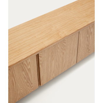 Salaya TV stand in ash plywood THE SHAPE