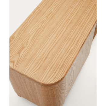 Salaya TV stand in ash plywood THE SHAPE