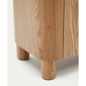 Salaya TV stand in ash plywood THE SHAPE