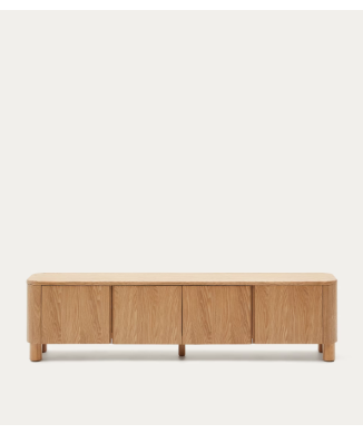 Salaya TV stand in ash plywood THE SHAPE