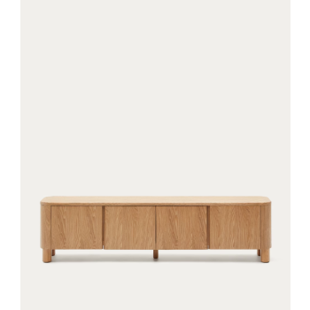 Salaya TV stand in ash plywood THE SHAPE