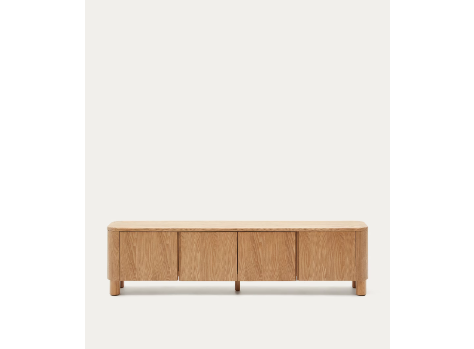 Salaya TV stand in ash plywood THE SHAPE