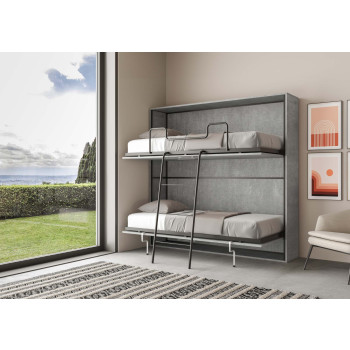 Mod.Kando Doppio - Kando cashmere double wall bed