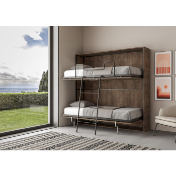 Mod.Kando Doppio - Kando cashmere double wall bed