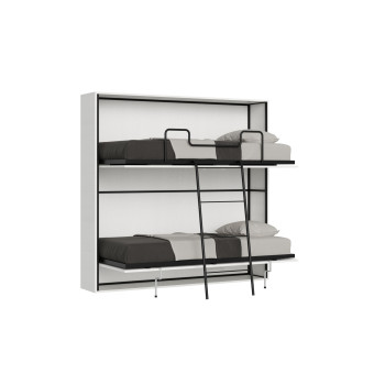 Mod.Kando Doppio - Kando cashmere double wall bed