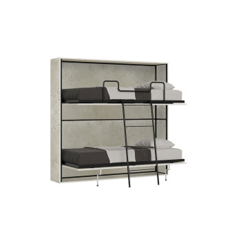Mod.Kando Doppio - Kando cashmere double wall bed