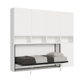 Kando single horizontal wall bed, composition C 