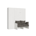 Kentaro Sofà 140cm vertical wall bed with column - ALESSIA 20