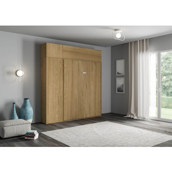 Mod.Kentaro Matrimoniale 160 - 160 Kentaro foldaway double bed with white ash furniture