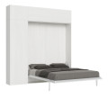 Kentaro 160cm vertical wall bed with column and wall units 