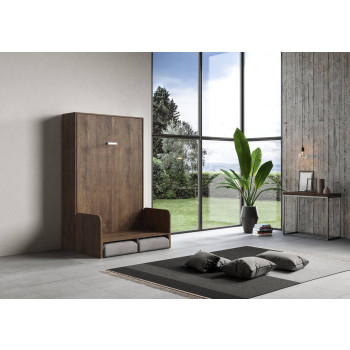 Mod.Kentaro Sofà 1/2 - 120cm vertical foldaway queen-size bed Kentaro Sofà White Ash