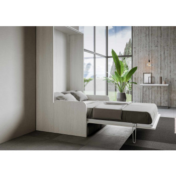 Mod.Kentaro Sofà 1/2 - 120cm vertical foldaway queen-size bed Kentaro Sofà White Ash