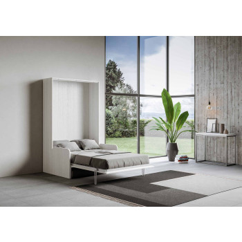 Mod.Kentaro French Sofa - 140cm vertical foldaway double bed Kentaro Sofa White Ash