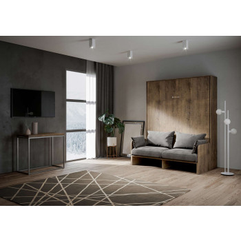 Mod.Kentaro Double Sofa - 160cm vertical foldaway double bed Kentaro Sofa White Ash